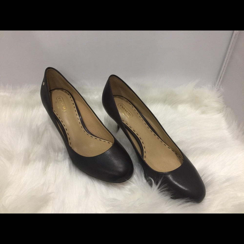 Brown Coach Heels